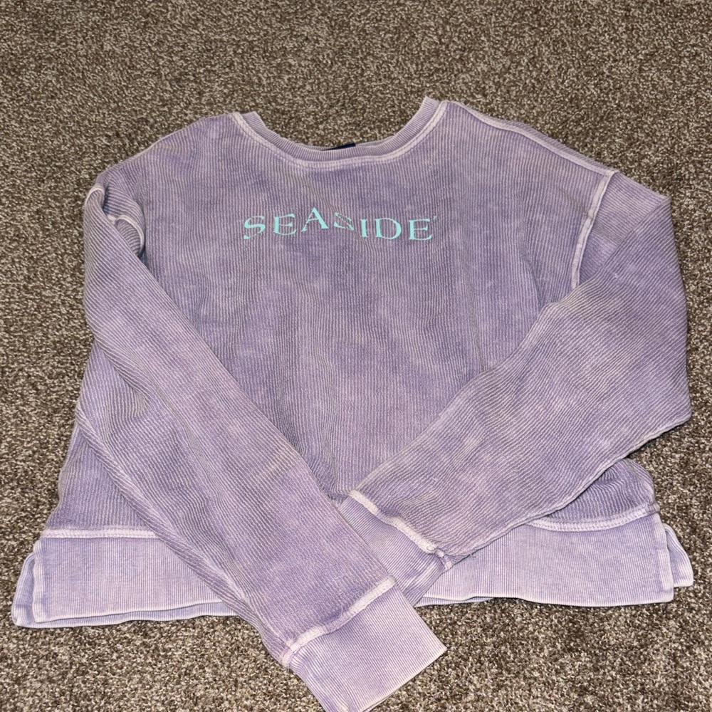 Seaside Purple Sweatshirt size large